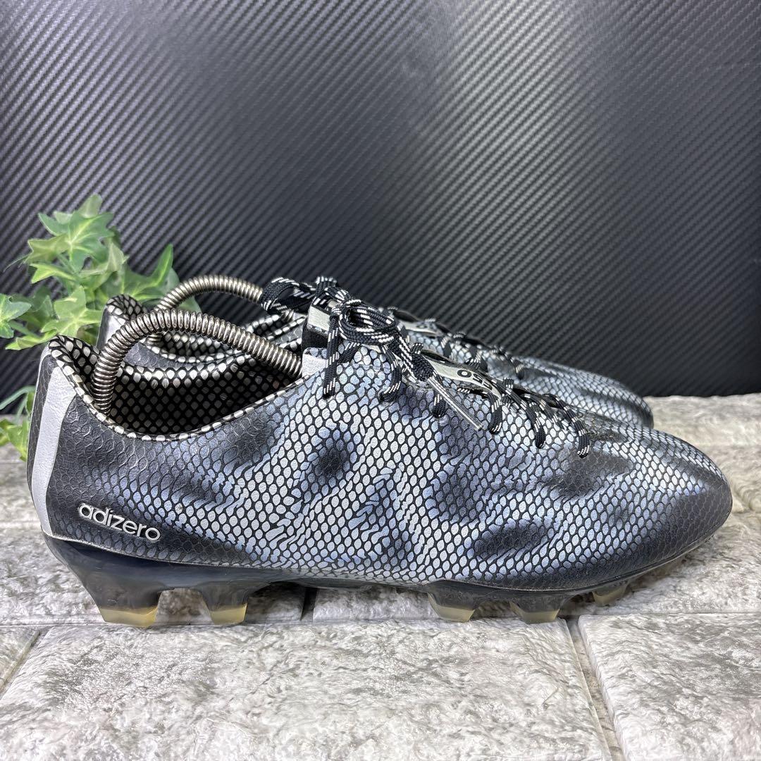 【美品】adidasアディゼロ F50 コアブラック/シルバーメット
