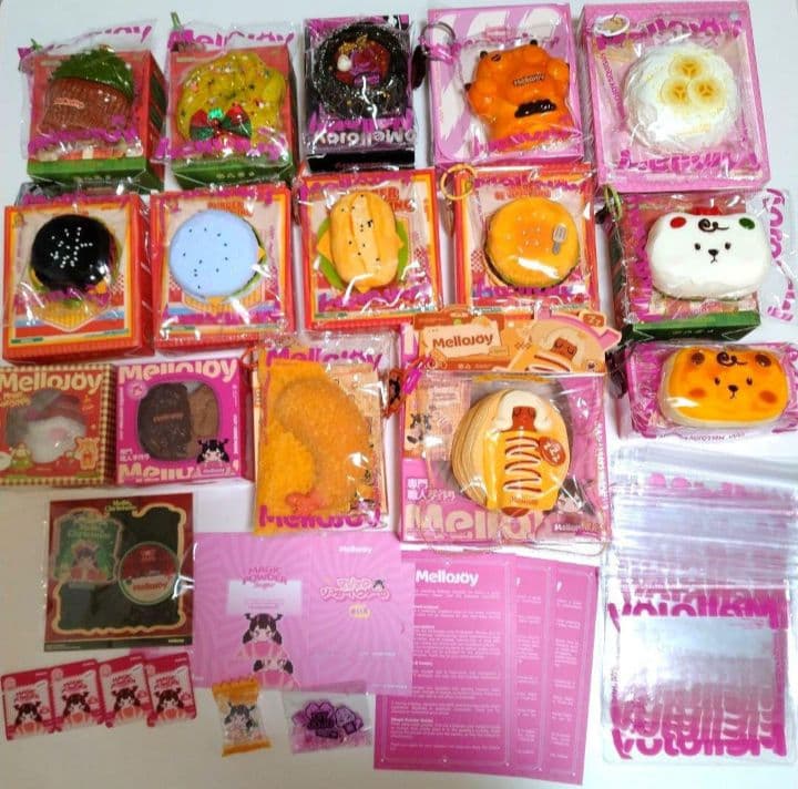 mellojoyスクイーズ詰め合わせ15個セット【シュリンク付き&限定品など】