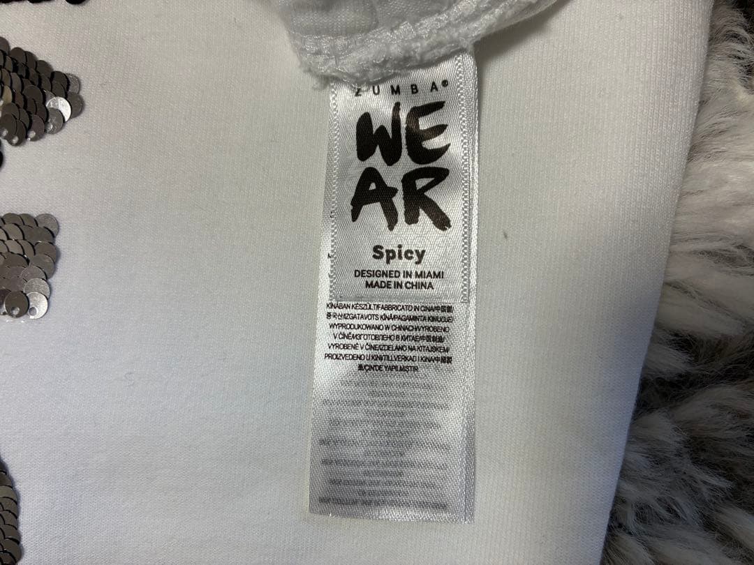 ZUMBA スパンコール トレーニングウェア S/M