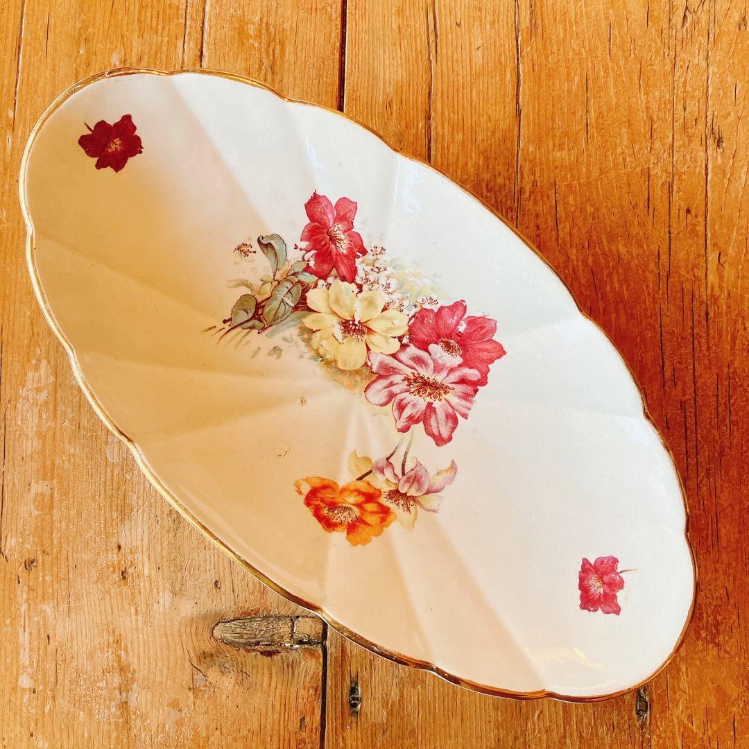 可愛い花柄ラヴィエ　フランスブロカント