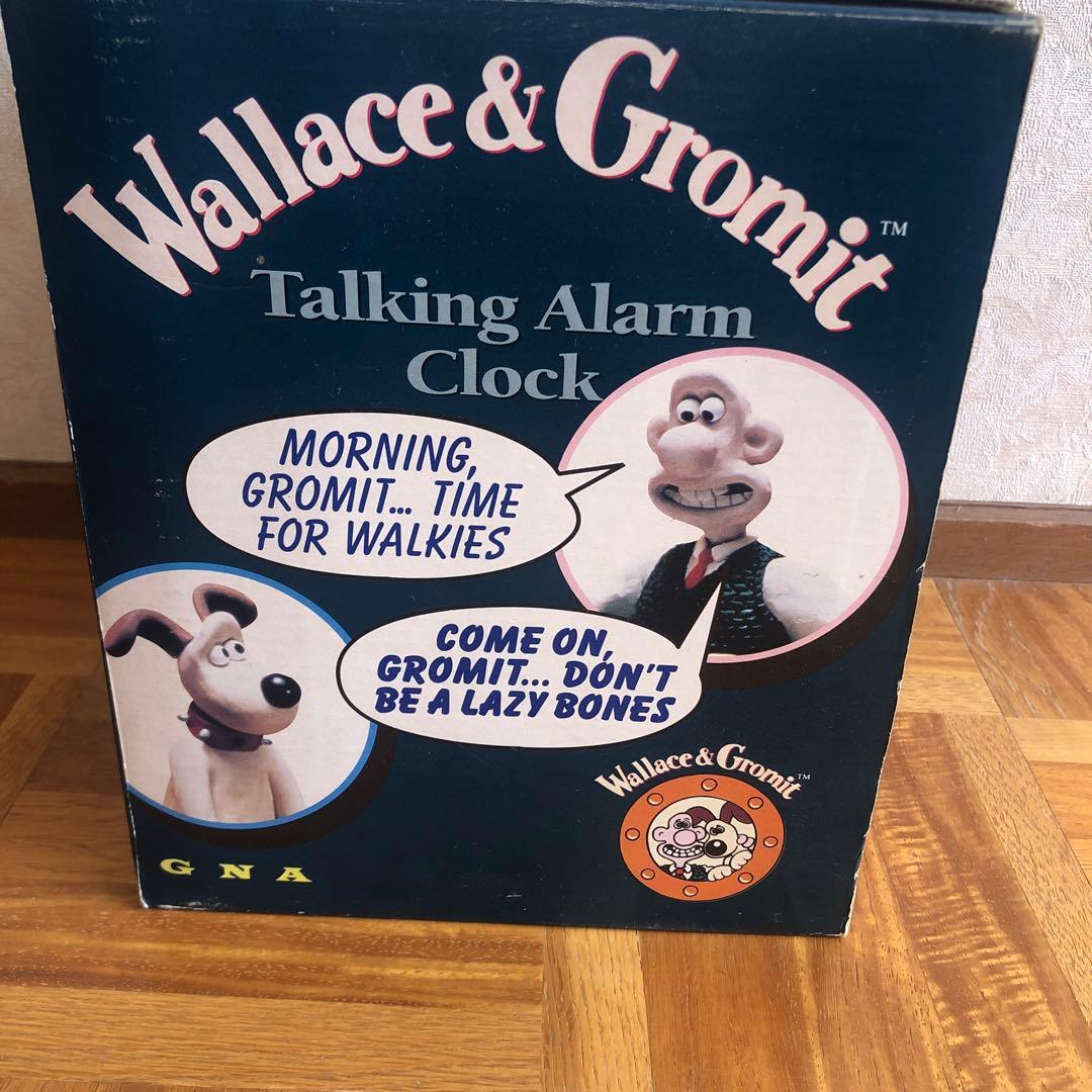 未使用　ウォレス&グルミット時計　トーキング　アラーム　クロック