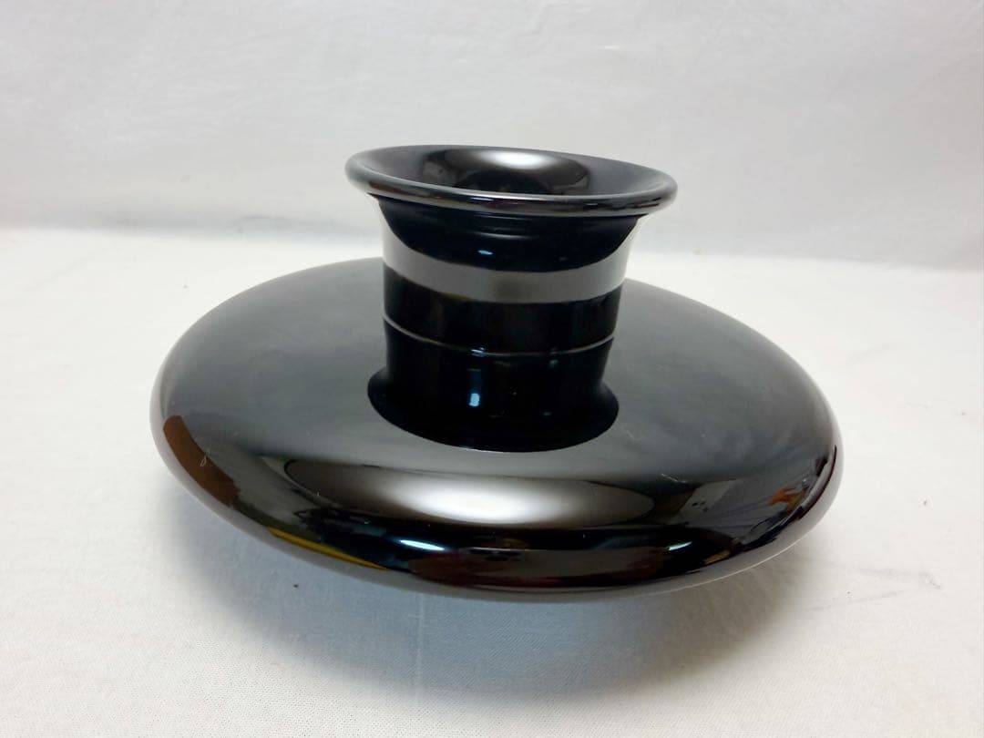 未使用 茶道具 輪島塗 黒真塗 天目台 茶器 抹茶 共箱