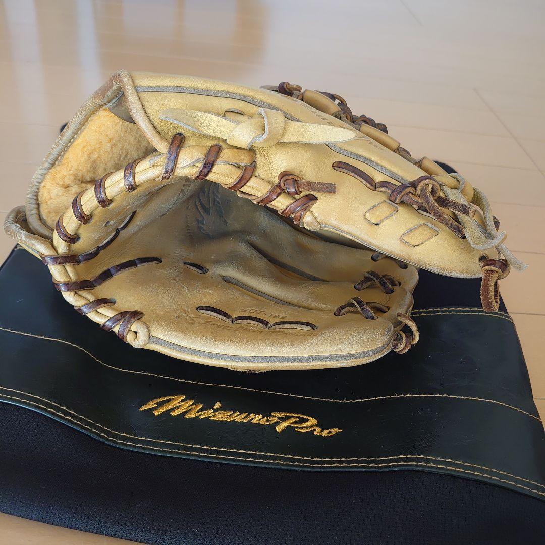 MizunoPro 硬式グローブ イエロー