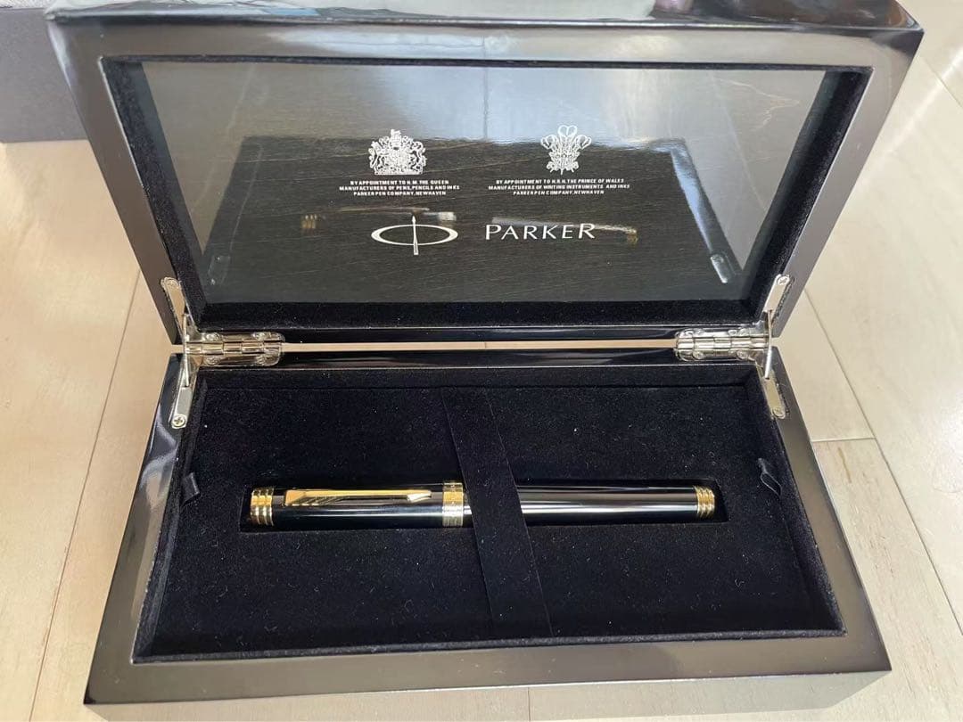 Parker 18K金　万年筆 クラシック 黒金
