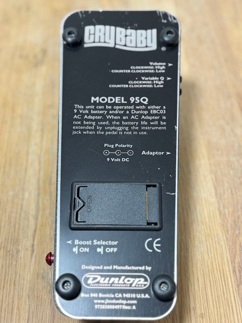 Jim Dunlop 95Q Cry Baby Wah 旧型品