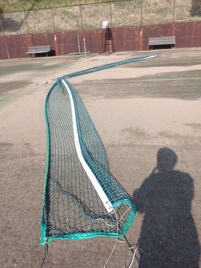 テニスネット支柱 アルミ製 高さ調整可能　ルイ高