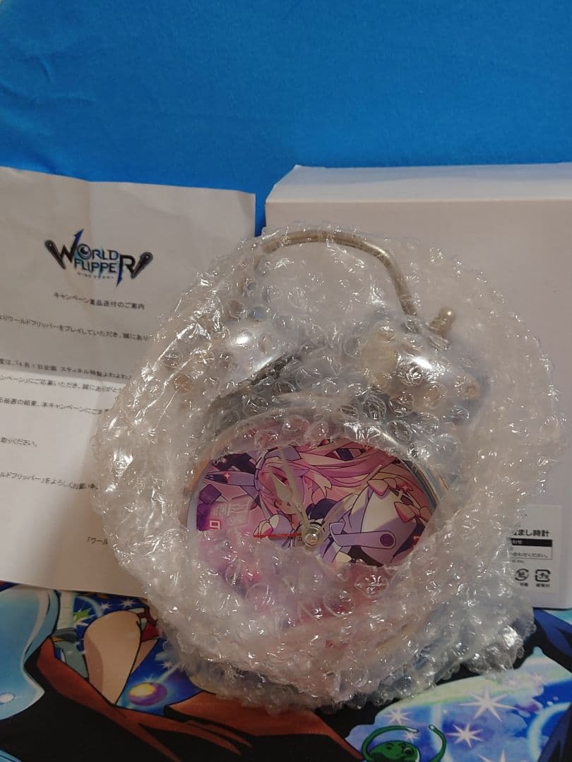 ワールドフリッパー　スティネル特製よわよわ人類専用目覚まし時計