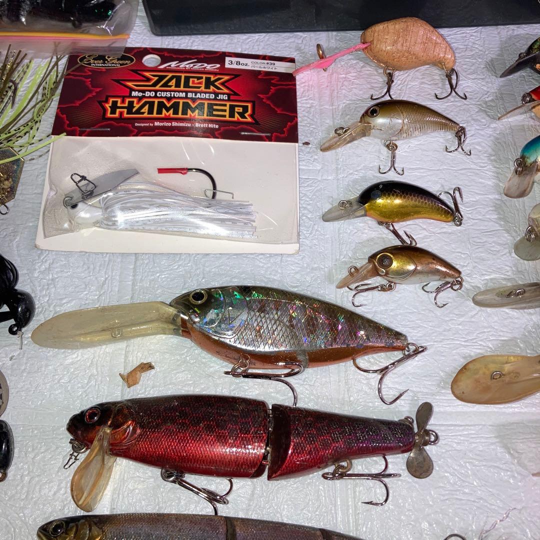 ルアー　まとめ売り　バス釣り　大量セット　ワーム　ボックス付き