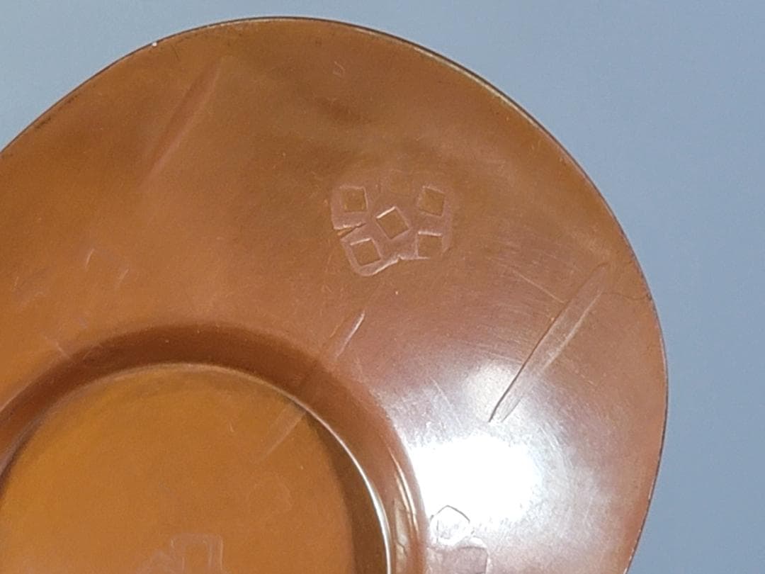 煎茶 染付碗 桑茶器櫃 銅茶托 まとめて