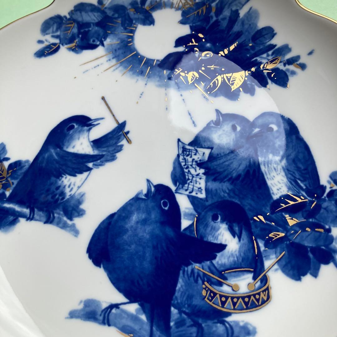 マイセンメモリアルプレート2008「小鳥がみんな」美品