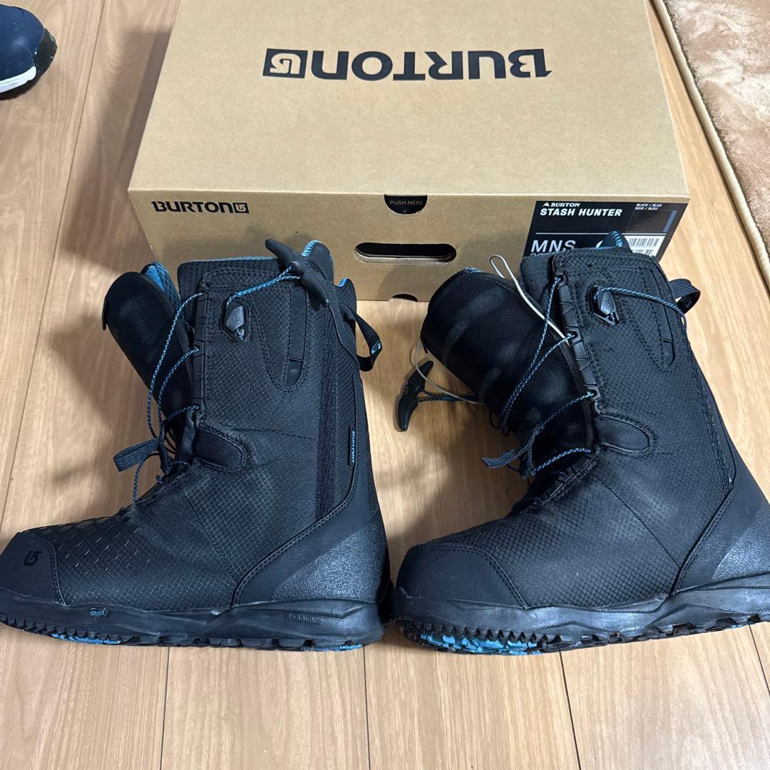 BURTON STASH HUNTER ブーツ ブラック/ブルー　27センチ