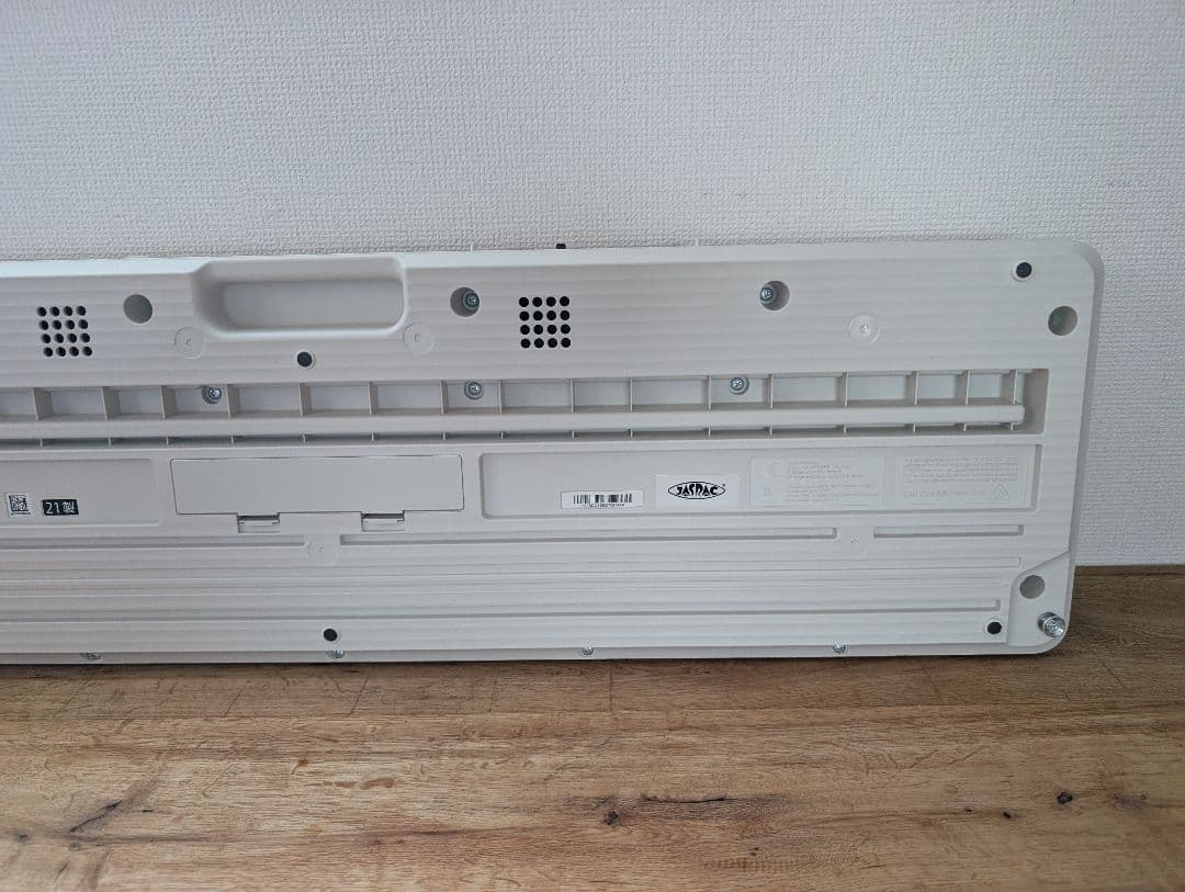 21年製　LK-520CASIO 電子キーボード 61鍵盤 ホワイト