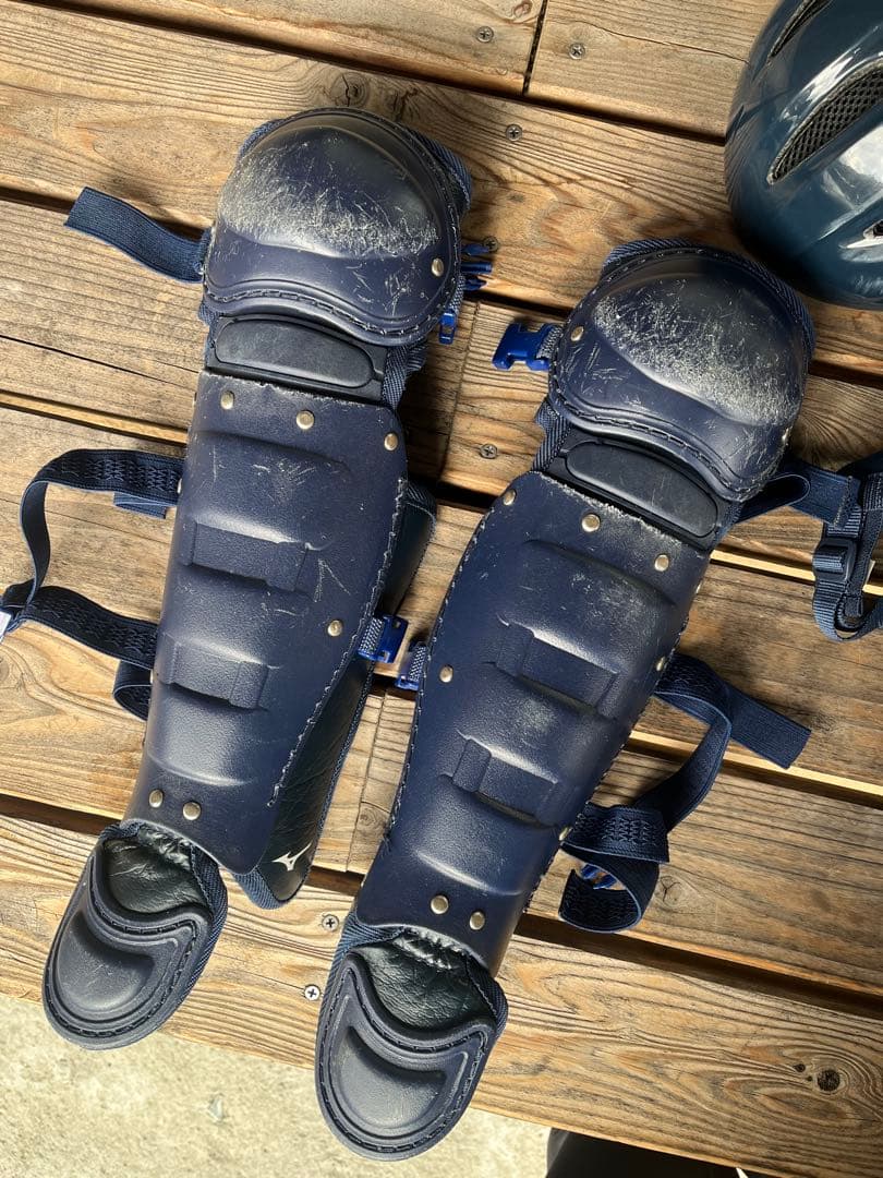 Mizuno キャッチャー防具セット 軟式少年用 防具　ネイビー