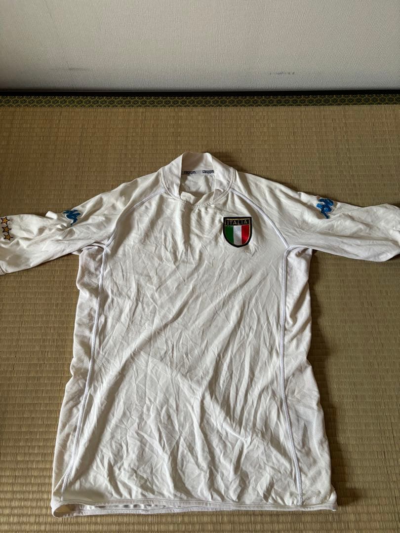 イタリア　代表　カッパ　サッカー　フットサル　カラー　ホワイト　サイズL