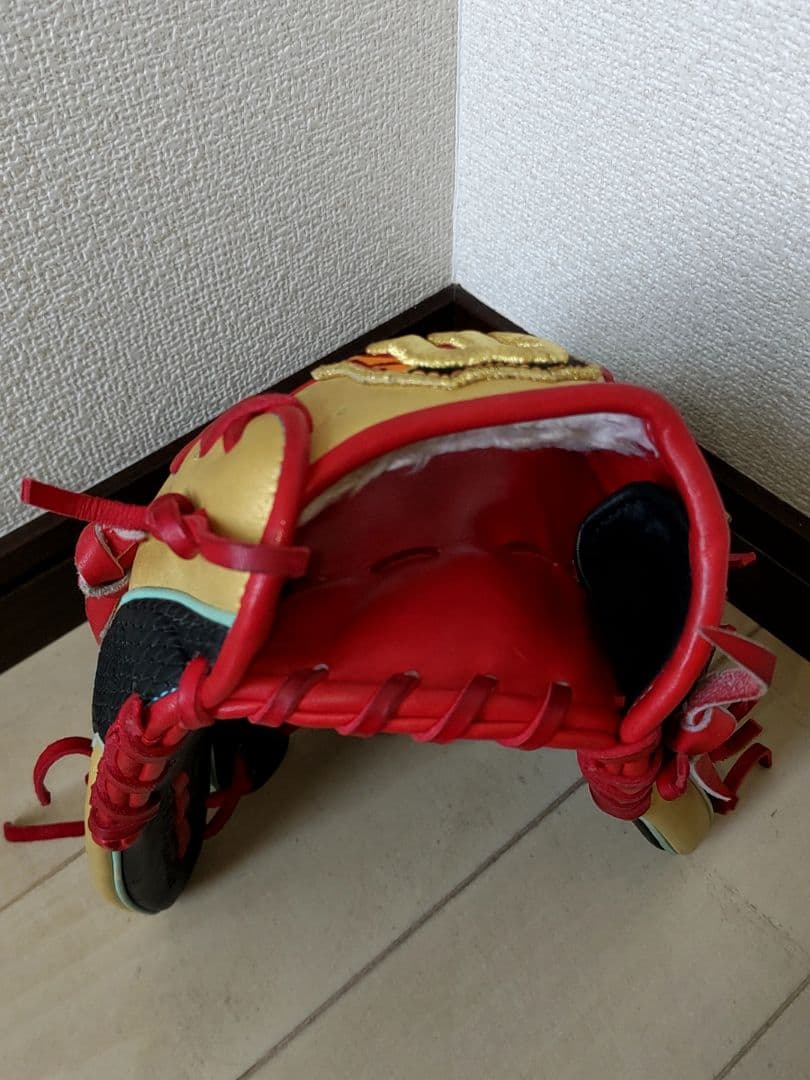 ウィルソン　軟式内野　オーダーグローブ　87型　鬼滅の刃　煉獄杏寿郎風