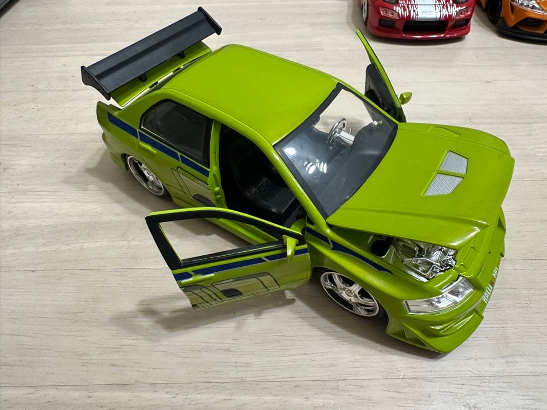 ワイスピ　ミニカー5台セット（開閉機能付き）