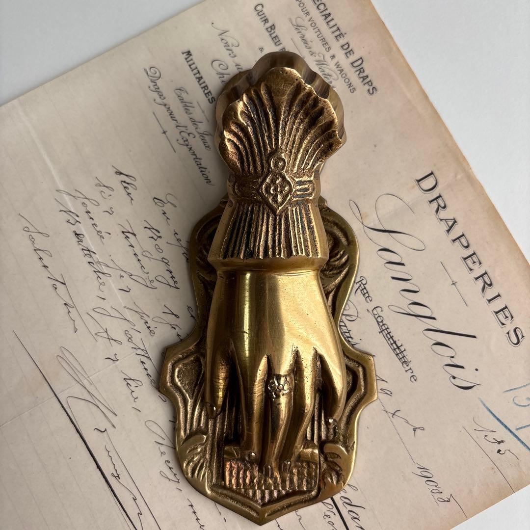 アンティーク　貴婦人の手　ハンドクリップ