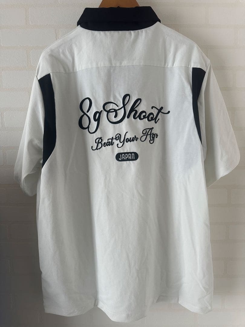 メンズウェア 8G SHOOT 8G BOWLING SHIRT -WHITE-