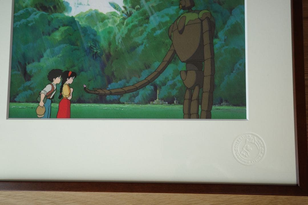 ART OF GHIBLI 天空の城ラピュタ アートフレーム 「手向けの花
