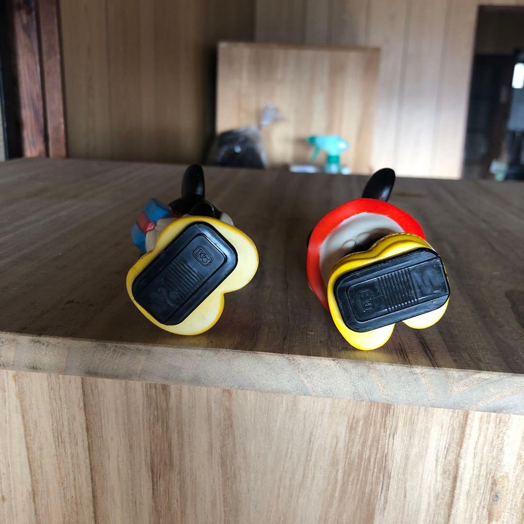 レトロミッキー、ミニーソフビ鉛筆削り