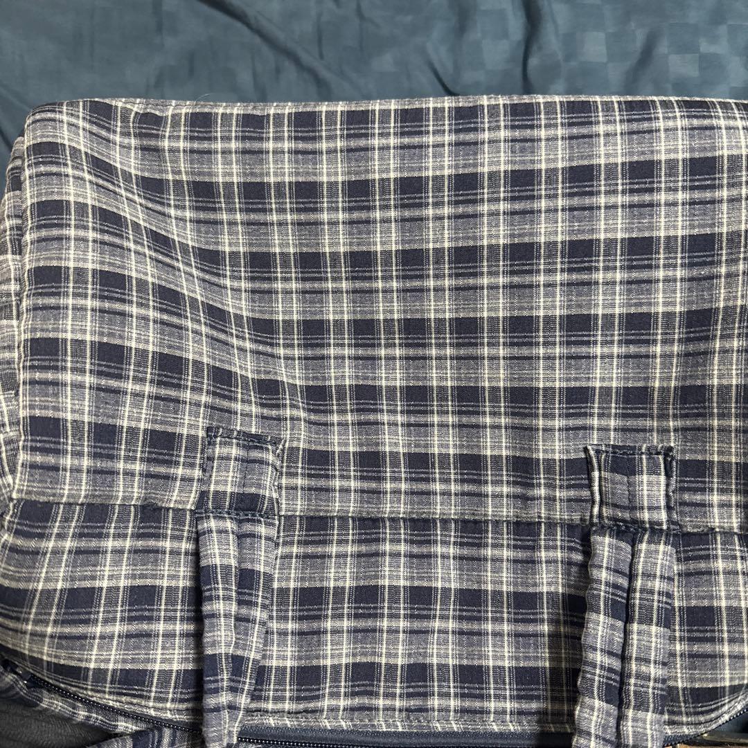 美波MINAMI チェック柄ボストンバッグ