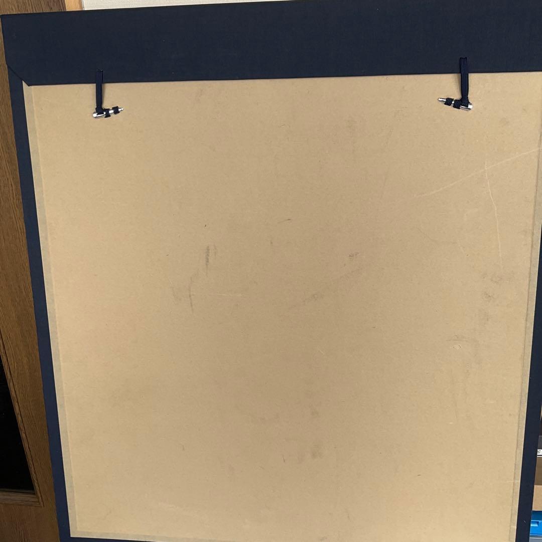 日本画　徳岡神泉作　花　10号　絹本