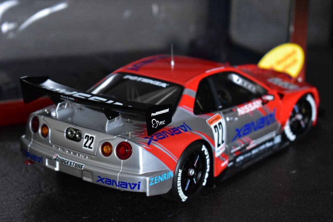 1/18 オートアート JGTC ザナヴィ ニスモ R34 GT-R ミニカー