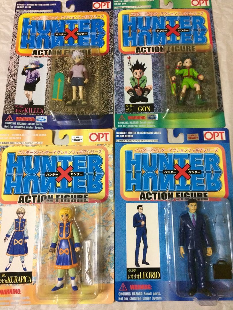 安い！オプト ハンター×ハンター アクションフィギアシリーズ4体セット未開封