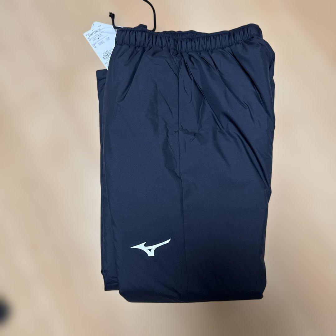 新品未使用ミズノ　ウォーマー　上下セット　上L 下M ブラック