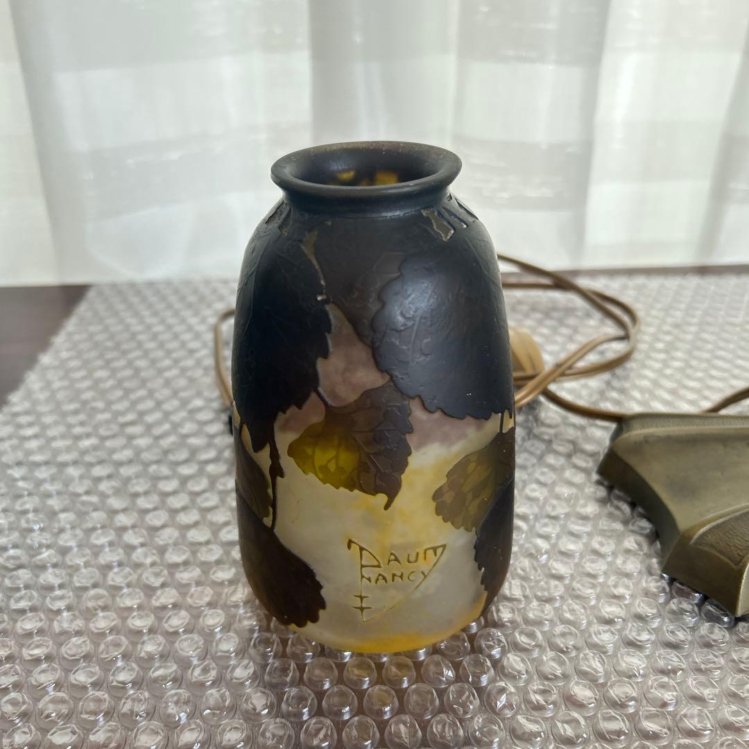 ドーム ナンシー 枯葉文 スタンドランプ