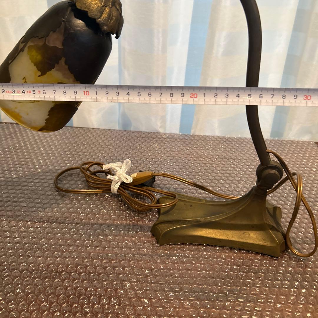 ドーム ナンシー 枯葉文 スタンドランプ