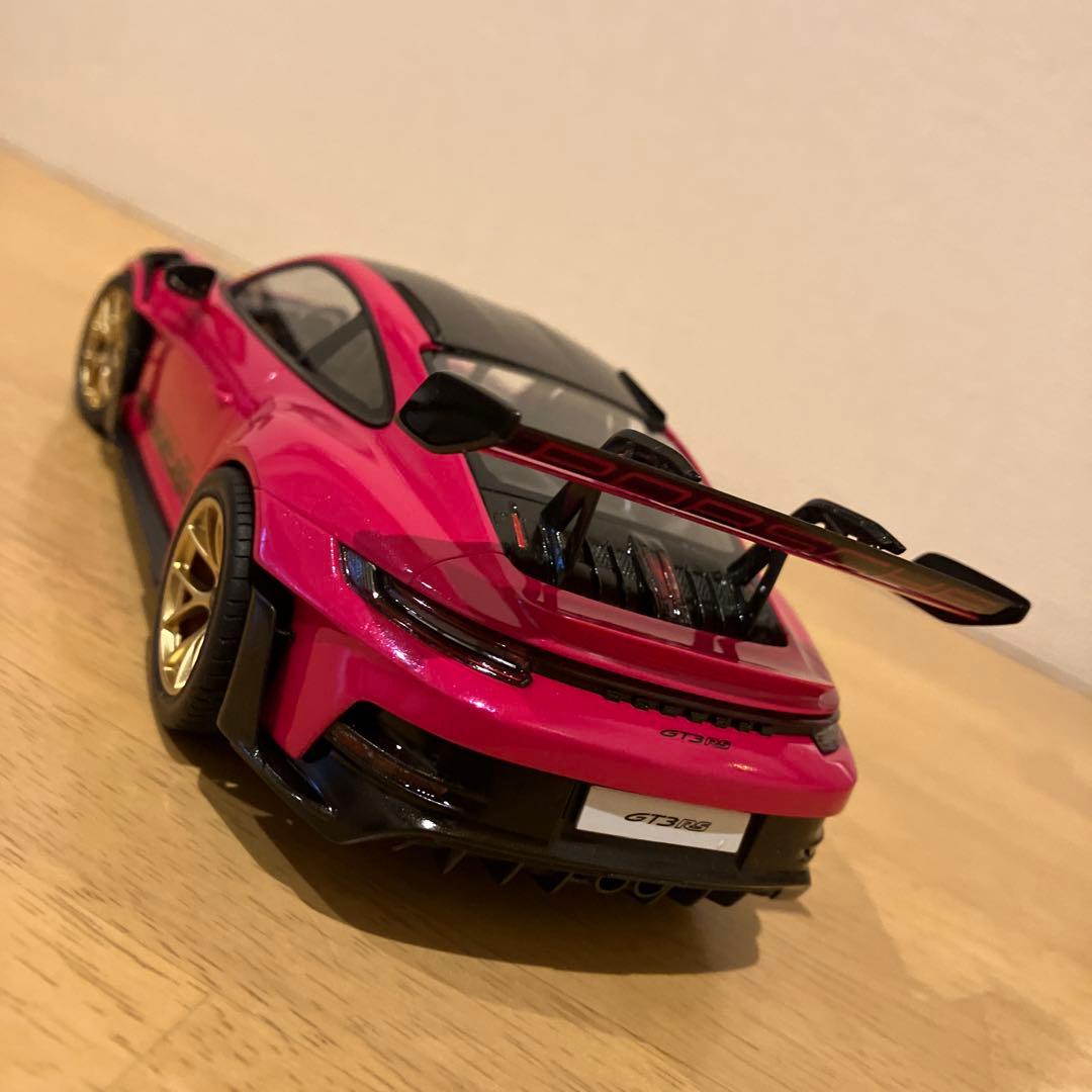 タミヤ　1/24ポルシェ911GT3 RS 塗装済み完成品