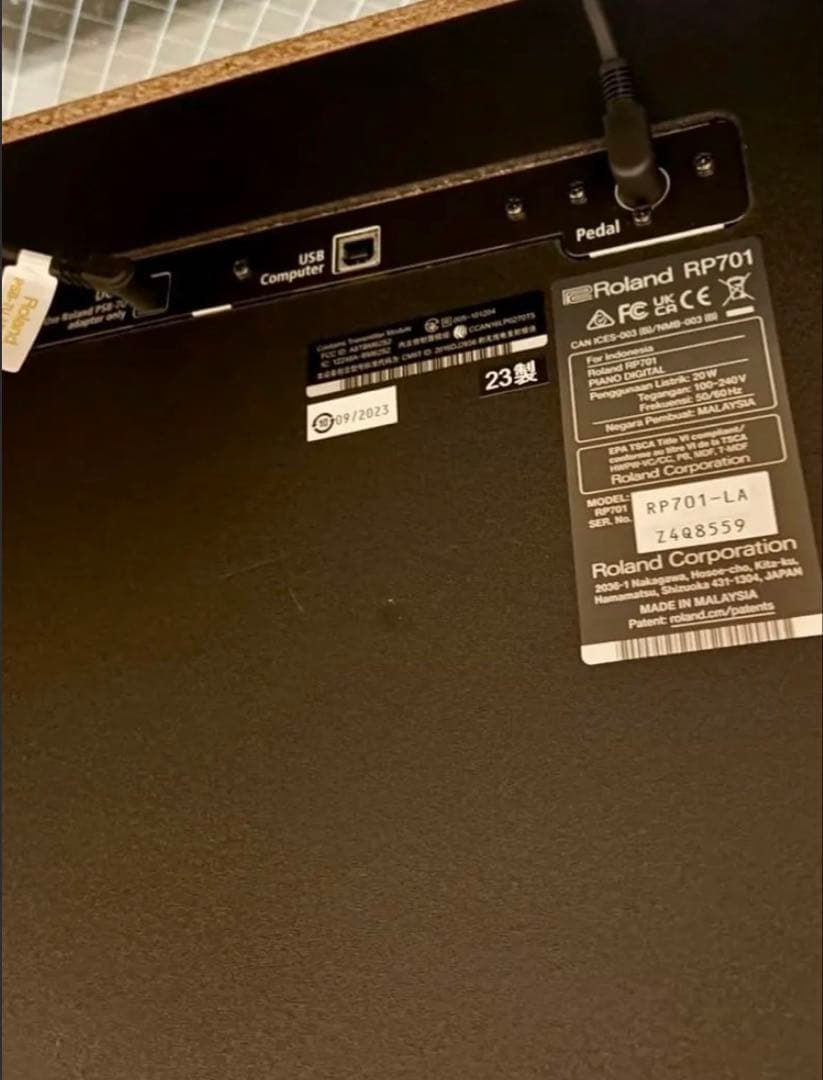 Roland RP701 LA 2023年製電子ピアノ期間限定価格