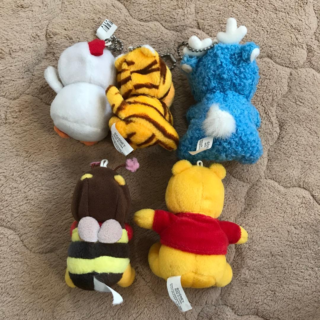 レトロ　プーさん　ぬいぐるみマスコット　ボールチェーン　まとめ売り　着ぐるみ