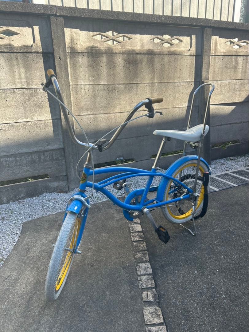 ビーチクルーザー 青 自転車