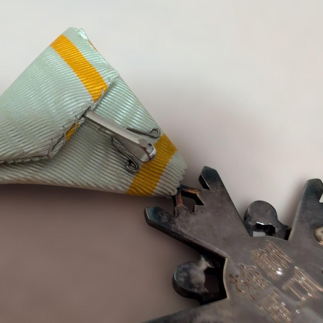 【美品】銀製 勲五等瑞宝章 勲章 旧日本軍 記章 アンティーク