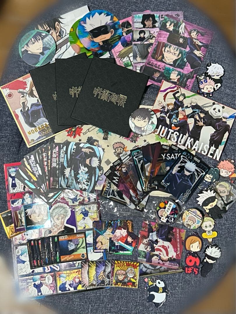 呪術廻戦 グッズ ステッカー カード トートバッグ コースター 下敷き 色紙