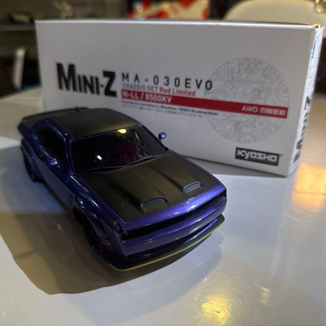 京商ミニッツAWD RED limited鑑賞用ダッジボディ美品MA030EVO