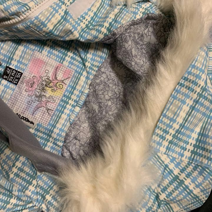 ブルーチェックスノボウェア