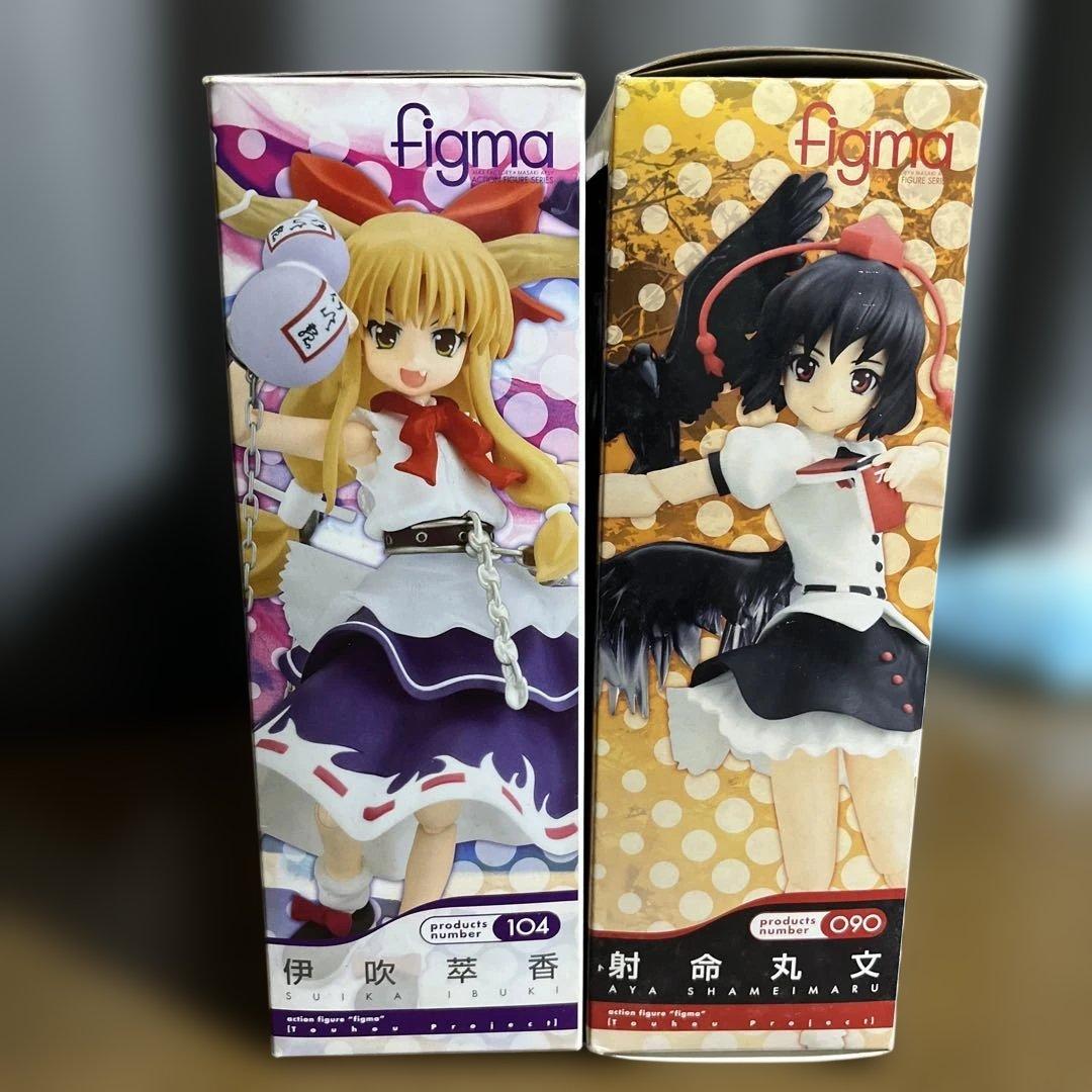 figma 射命丸文 & 伊吹萃香 セット売り【中古】【黄ばみあり】