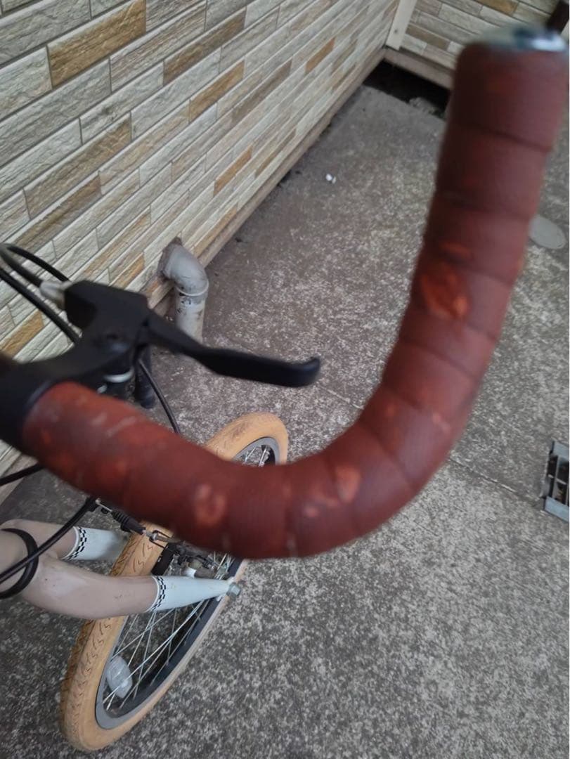 引取限定 中古自転車 7段変速 450MM ミニベロ軽整備済み 防犯登録対応