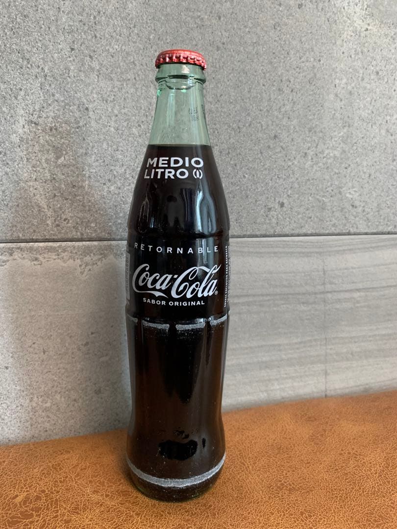 メキシコ製Coca-Cola 500ml リサイクル可能ボトル4本