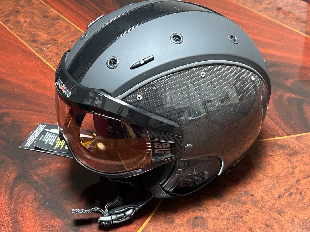 スキー・スノーボードアクセサリー CASCO SP-6 Visier Limited Cabon Schwarz