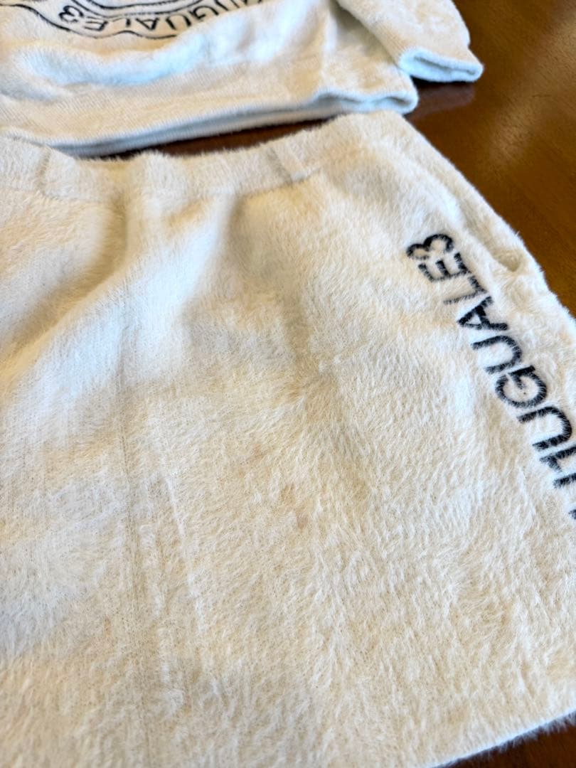 1PIU1UGUALE3 GOLF セーター/スカート/セットアップ ホワイト