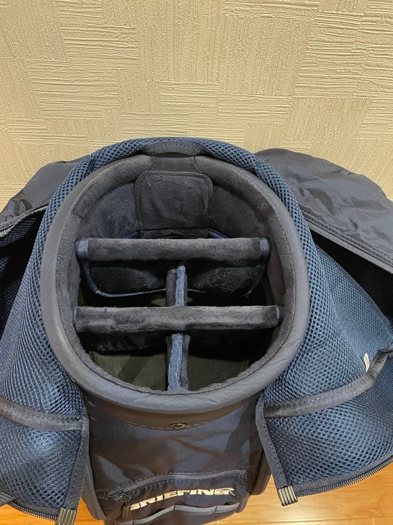 BRIEFING ネイビー キャディバッグ CR-6