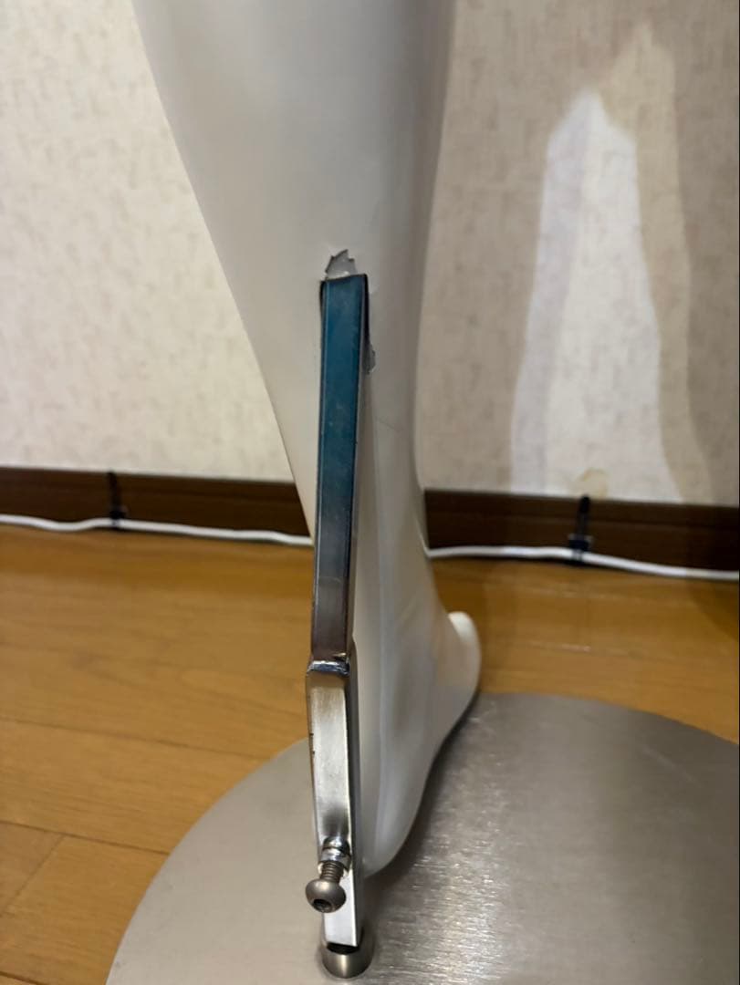 女性用ホワイトマネキン 約170cm スタンド付き