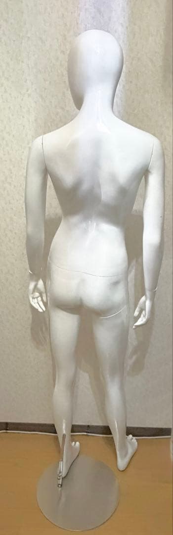女性用ホワイトマネキン 約170cm スタンド付き