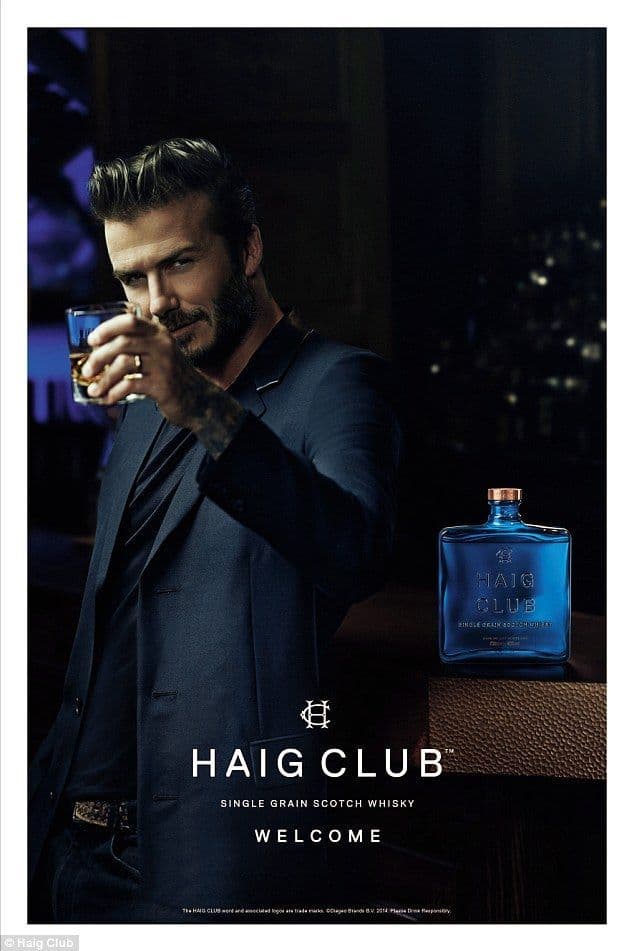 HAIG CLUB シングルグレーンウイスキー　デイビッド・ベッカムプロデュース