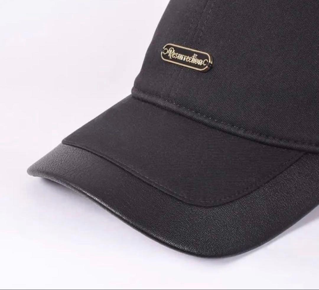 25年秋冬新作 ハイブリッド2トーンキャップ / ブラック BE34CAP02