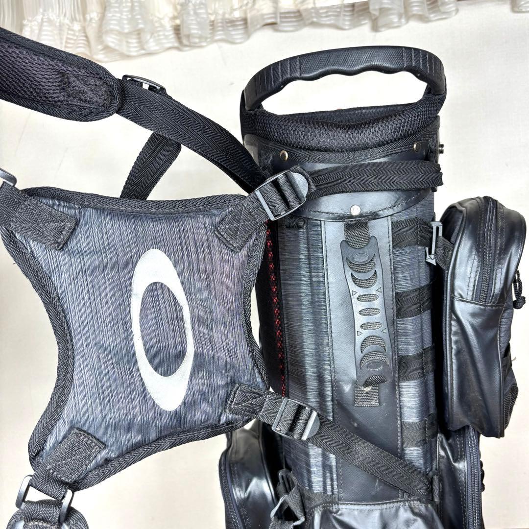 【OAKLEY RED CODE】キャディバッグ フード付き　オークリー　ゴルフ